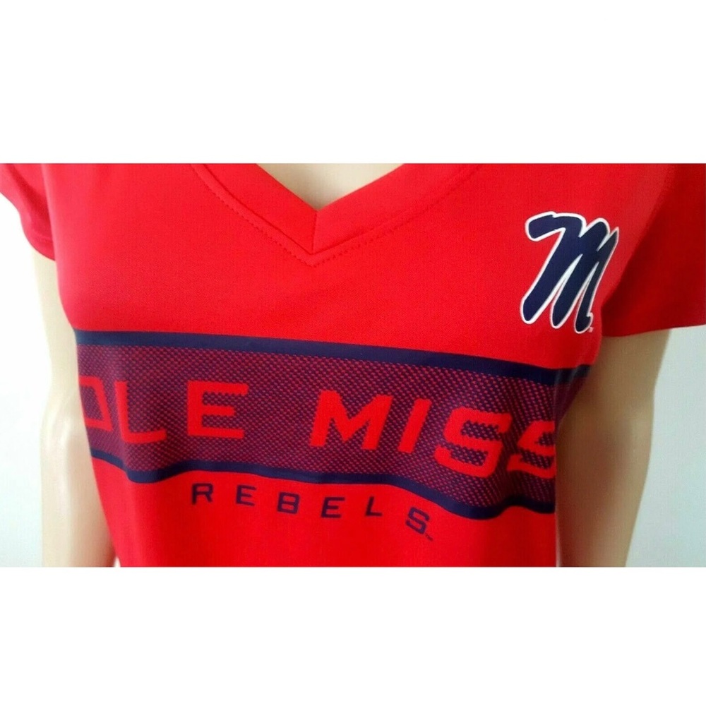 Ole Miss Rebels Womens Shirt Moisture Wicking Lightweight Size Small - Picture 4 of 7